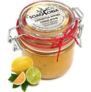 Tělový peeling Soaphoria Přírodní peeling na tělo Citrusová bomba