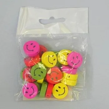 Zahradní dekorace Smajlíci dřevo S/24 mix (HEE-12402D)