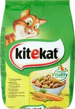 Krmivo pro kočku Kitekat Dry s kuřecím a zeleninou