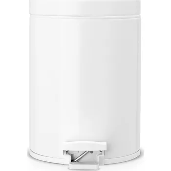 Odpadkový koš Merida Nášlapný kovový koš bílý