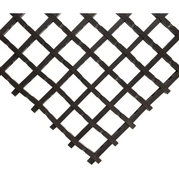 Rohožka Černá univerzální protiskluzová olejivzdorná rohož (mřížka 22 x 22 mm) (role) - délka 500 cm, šířka 60 cm, výška 1,2 cm