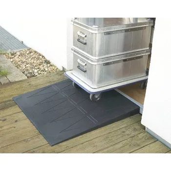 Nakládací rampa pro vozidlo Nájezdová rampa klínová 76,2 x 76,2 x 5,7 cm