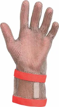 Pracovní rukavice CERVA Bátmetall 171320 manžeta 8 cm červené L