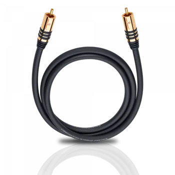 Audio kabel Oehlbach NF Sub 5 m černý