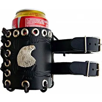 Moto držák na plechovku chlasták pro chopper (Chlasták malý zdobený)