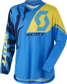Moto dres Scott Jersey 350 Race blue/yellow