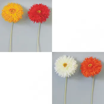 umělá květina Gerbera umělá 68cm mix červená/krém/oranž/žlutá (AJ16786DSHA)