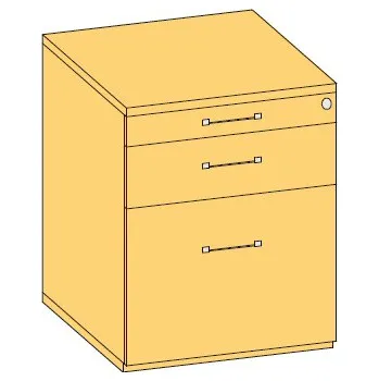 Zásuvkový kontejner BBP Orga Aer K5 540 :: částečný-dotah-plast