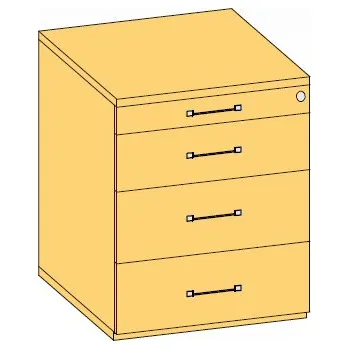 Zásuvkový kontejner BBP Orga Aer K2 740 :: částečný-dotah-kov