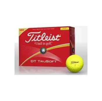 Golfový míček Titleist ball DT TruSoft žluté 2016 3ks