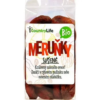 Sušené ovoce Country Life Bio Meruňky sušené 200 g