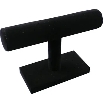 Šperkovnice Stojánek, dekolt na náramky jedno patro černý (VALEC)