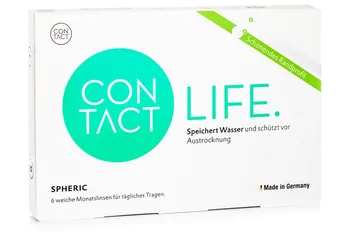 Kontaktní čočky Contact Life spheric (6 čoček)