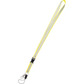 Reflexní klíčenka žlutá