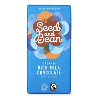 Seed & Bean Bio mléčná čokoláda 85 g