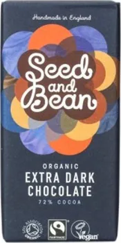 Čokoláda Seed & Bean Bio extra hořká čokoláda 72% 85 g