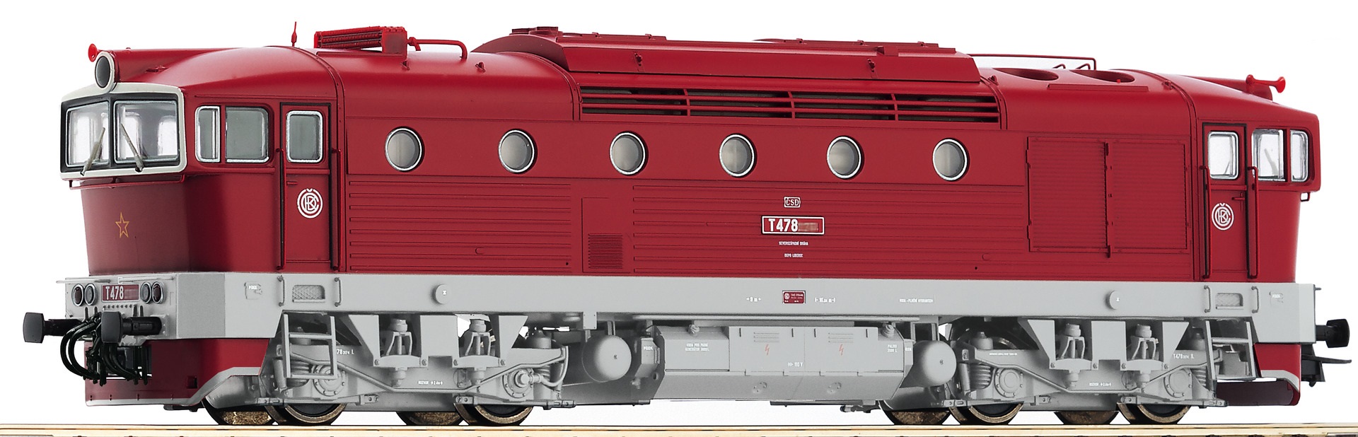 Roco 36268 Tt Dieselová Lokomotiva T478.4 "brejlovec", Čsd, Ep.iv (1:120 -  Zbozi.cz