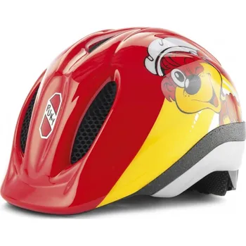 Cyklistická přilba Puky dětská přilba červená/medvěd