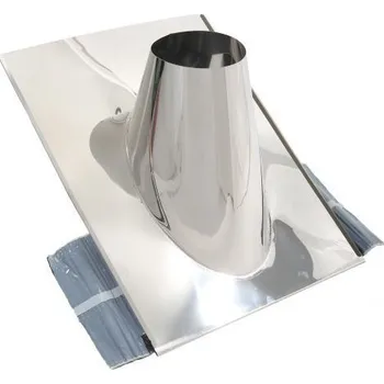 Kouřovod Komínový střešní přechod s olověným pásem 20-50°, ø 130mm, IZOL 50