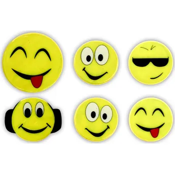 samolepka Reflexní samolepky - smajlíci sada 01 - balení 6 ks