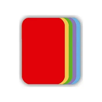 Nažehlovací záplaty malé 10 ks v balení - červená + mix světlých barev