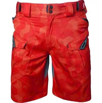 Cyklistické kalhoty Kraťasy HAVEN Cubes NEO RED Velikost: S