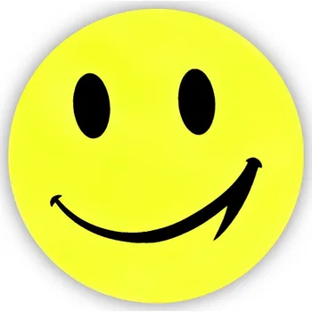 samolepka Reflexní samolepka - smajlík velký - balení 5 ks