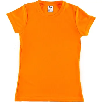 Sportovní tričko dámské - fluorescenční barva oranžová, vel. XL