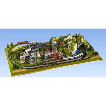 Modelová železnice Noch 81660 kolejiště Mlýnské údolí 200 x 120 cm H0/TT 1:100