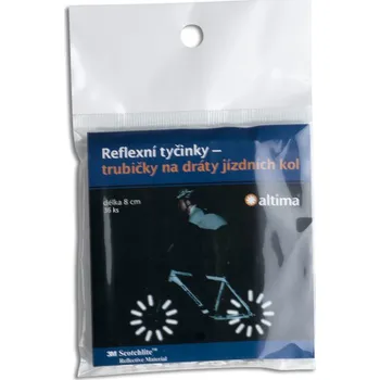 Reflexní tyčinky na dráty jízdních kol - balení 36 ks