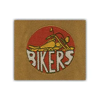 Nažehlovací etikety střední - bikers