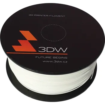 Filament 3DW PLA filament 1,75 mm bílá 0,5 kg