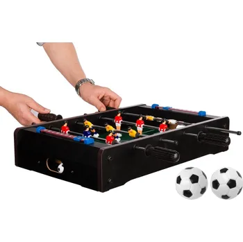 Mini stolní fotbal fotbálek 51x31x8 cm | černý