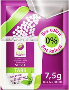 Sladidlo Natusweet Stevia 125 tbl. sáček 7,5 g