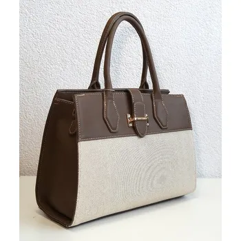 Kabelka David Jones CM3331A zelenošedohnědá (taupe)