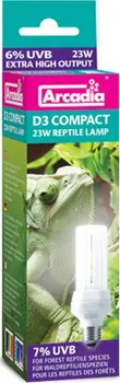 Osvětlení do terária Arcadia D3 Compact Reptile Lamp 7.0 UVB 23 W