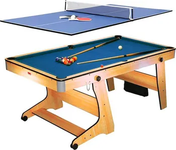 Kulečníkový stůl Riley FP-6TT sklopitelný kulečníkový stůl s deskou pro stolní tenis