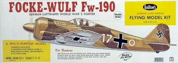 Plastikový model Guillow's Focke-Wulf Fw-190 654 mm