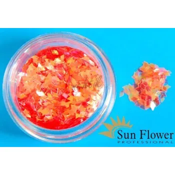 Sun Flower Zdobení nehtů - Kosočtverce R28 tm. oranžová