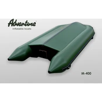 Člun Nafukovací motorový člun Adventure M-400 rybářský