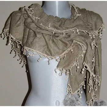 Šála Šála podélná a pružná 363 - hnědá VÝPRODEJ