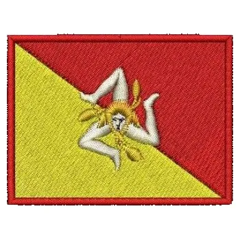 Nášivka Pelisport Nášivka Sicilská vlajka 6 x 4,5 cm
