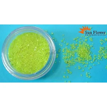 Sun Flower Zdobení nehtů - Drcené sklo KS36 okrové