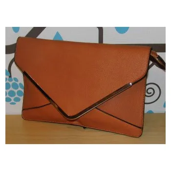 Kabelka psaníčko Bag Crossbody GHO393 - oranžová/hnědá VÝPRODEJ