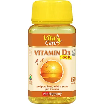 Vitaharmony Vitamin D3 1000 IU 150 cps.