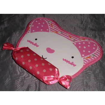 Podložka pod myš Podložka pod myš s opěrkou - růžová