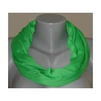Dutý šátek kruhový 440 - zelený VÝPRODEJ
