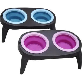 Hračka pro psa Nastavitelné misky se stojanem pro psy a kočky Just Pets