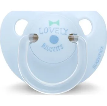 dudlíky Suavinex - Dudlík anatomický 0-6m latex modrý Lovely