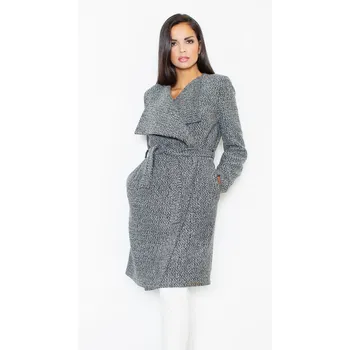 Dámský kabát FIGL M408 šedý